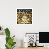 Vastleggen van witte unicorn poster (Thuiskantoor)