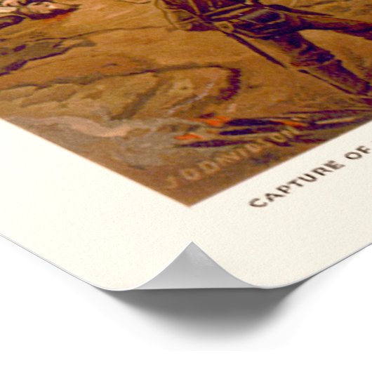 Vastlegging van Fort Fisher door L. Prang & Compan Poster (Hoek)