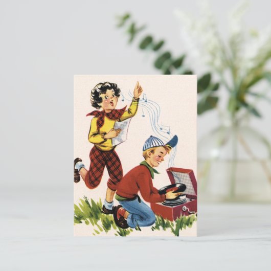 Vastleggingsgegevens afspelen briefkaart (Staand voorkant)