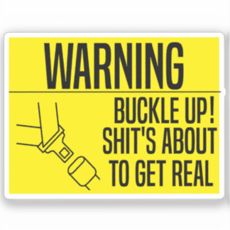 Vastmaken! Het Wordt Menens Sticker