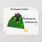 Vaststellen: ♪ Kerstboom ♪ Briefkaart (Voorkant / Achterkant)