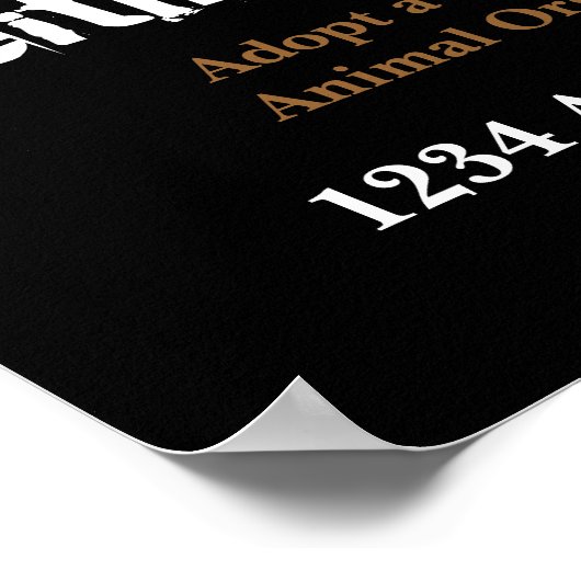 Vaststelling en redding van dierenrechten poster (Hoek)