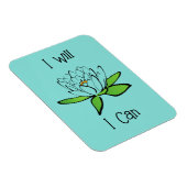 Vaststelling Lotus Bloem Ik zal Ik Kan Magneet (Rechterzijde)