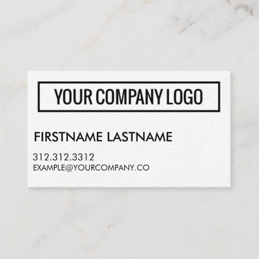 VASTSTELLING VAN DE EERSTE CLASSIFICATIEKAART VOOR VISITEKAARTJE (Voorkant)