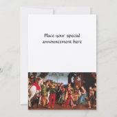 VASTSTELLING VAN DE MAGI-kerst Kaart (Achterkant)