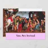 VASTSTELLING VAN DE MAGI-kerst Kaart (Voorkant / Achterkant)