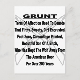 Vaststelling van het Amerikaanse militaire bedrag Briefkaart