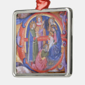 VASTSTELLING VAN HET MAGI CHRISTMAS NATIVITY PARCH METALEN ORNAMENT (Links)