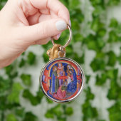 VASTSTELLING VAN HET MAGI CHRISTMAS NATIVITY PARCH SLEUTELHANGER (Hand)