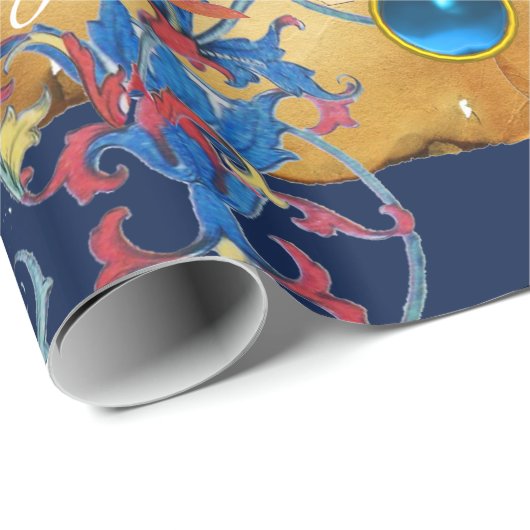 VASTSTELLING VAN HET PARCHMENT MAGI FLORAL CHRISTM CADEAUPAPIER (Rol Hoek)