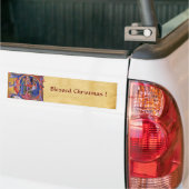 VASTSTELLING VAN HET PARCHMENT MAGI NATIVITEIT CHR BUMPERSTICKER (Op Truck)