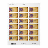 VASTSTELLING VAN HET PARCHMENT MAGI NATIVITEIT CHR ETIKET (Full Sheet)