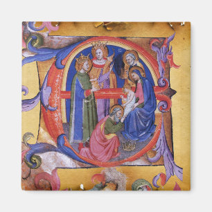 VASTSTELLING VAN HET PARCHMENT MAGI NATIVITEIT CHR MAGNEET