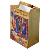 VASTSTELLING VAN HET PARCHMENT MAGI NATIVITEIT CHR MEDIUM CADEAUZAKJE (Voorkant Gekanteld)