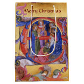 VASTSTELLING VAN HET PARCHMENT MAGI NATIVITEIT CHR MEDIUM CADEAUZAKJE (Achterkant)