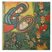 VASTSTELLING VAN HET PARCHMENT MAGI NATIVITEIT CHR TEGELTJE (Voorkant)