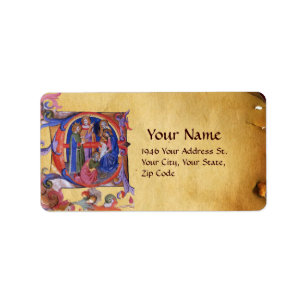 VASTSTELLING VAN HET PARCHMENT MAGI NATIVITY CHRIS ETIKET