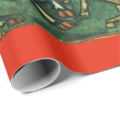 VASTSTELLING VAN MAGI ,PRIMITIVE NATIVITY Kerstmis Cadeaupapier (Rol Hoek)