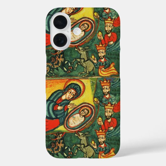 VASTSTELLING VAN MAGI ,PRIMITIVE NATIVITY Kerstmis Case-Mate iPhone Case (Achterkant)