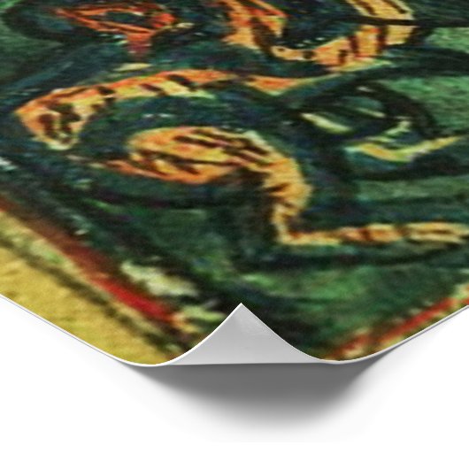 VASTSTELLING VAN MAGI ,PRIMITIVE NATIVITY Kerstmis Poster (Hoek)