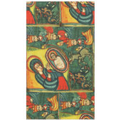 VASTSTELLING VAN MAGI ,PRIMITIVE NATIVITY Kerstmis Tafelkleed (Voorkant)