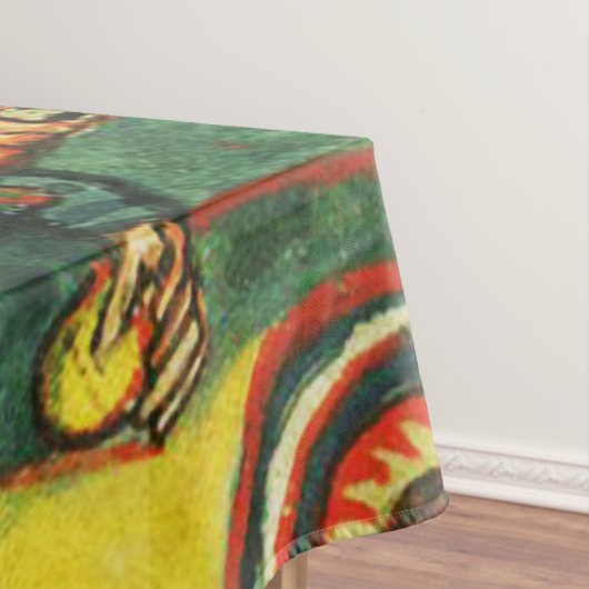 VASTSTELLING VAN MAGI ,PRIMITIVE NATIVITY Kerstmis Tafelkleed (Voorbeeld)