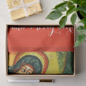 VASTSTELLING VAN MAGI ,PRIMITIVE NATIVITY Kerstmis Tissuepapier (Geschenk)