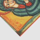 VASTSTELLING VAN MAGI ,PRIMITIVE NATIVITY Kerstmis Tissuepapier (Detail)