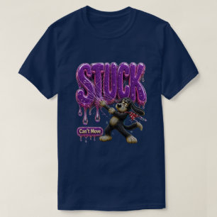 Vastzit Kan Niet Verhuizen Grappig Sarcasme T-shirt