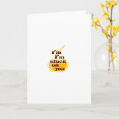 Vastzitend op jou Miniale Liefdesdesign Kaart (Gele Bloem)