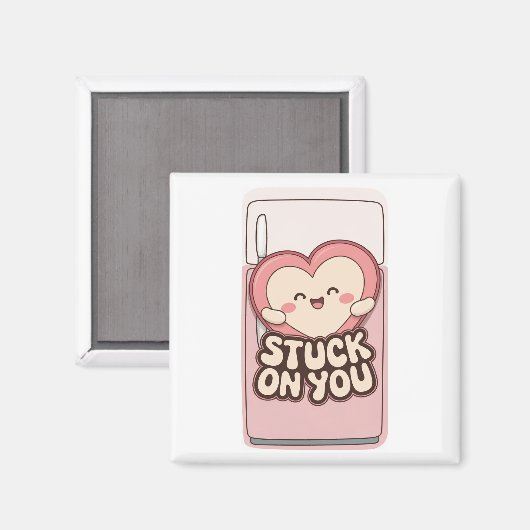 Vastzitten aan je Schattigee koelkastmagneet Magneet (Voorkant / Achterkant)