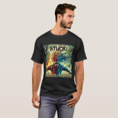 VASTZITTEN! DREADLOCK CHRONICLES ISSUE 4 HOESJE T-SHIRT (Voorkant volledig)