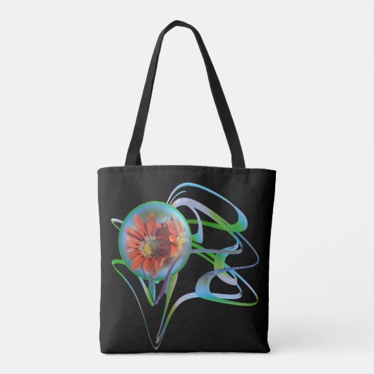 Vastzittend in de Midden Canvas tas (Achterkant)