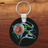 Vastzittend in de Middensleutelring Sleutelhanger (Voorkant)