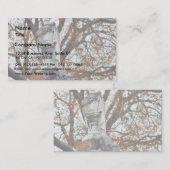 Vaswolken met begraafplaats visitekaartje (Voorkant / Achterkant)