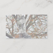 Vaswolken met begraafplaats visitekaartje (Achterkant)