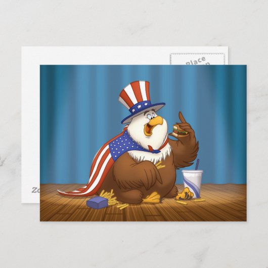 Vat American Eagle Briefkaart (Voorkant / Achterkant)