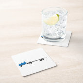 Vat Bed Truck Kartonnen Onderzetters (Insitu)