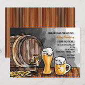 Vat Bier Uitnodiging (Voorkant / Achterkant)