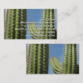 Vat Cactus I Woestijn Foto Visitekaartje (Voorkant / Achterkant)