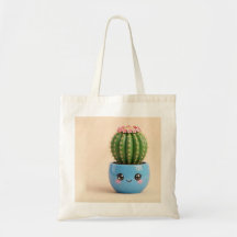 Vat Cactus Kawaii Draagtas voor Kamerplanten
