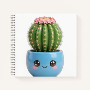 Vat Cactus Kawaii Kamerplant Notitieboek