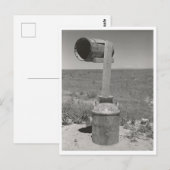  vat en emmer landelijke Idaho mailbox Briefkaart (Voorkant / Achterkant)