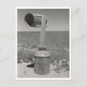  vat en emmer landelijke Idaho mailbox Briefkaart (Voorkant)