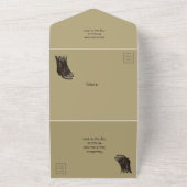 Vat en Laarzen allen in Één Uitnodiging van het Hu (Buitenkant)