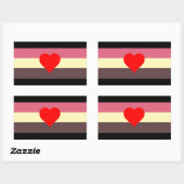 Vat Pride Flag Rechthoekige Sticker (Vel)