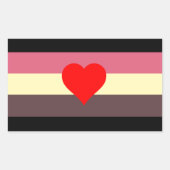 Vat Pride Flag Rechthoekige Sticker (Voorkant)