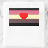 Vat Pride Flag Rechthoekige Sticker (Tas)