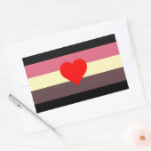 Vat Pride Flag Rechthoekige Sticker (Envelop)