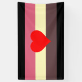 Vat Pride Flag Spandoek (Verticaal)